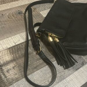 Miztique Black Leather Purse